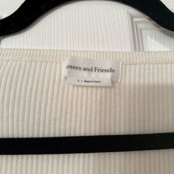 Lovers + Friends KINSLEY FEATHER TRIM TOP - Picture 2 of 5